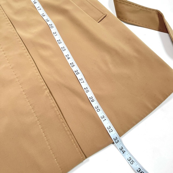 Casey Park genuine mink color trench coat jacket - Picture 10 of 12